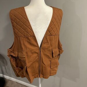 Vintage Sports Afield Hunting Vest Mens XXL 100% Cotton